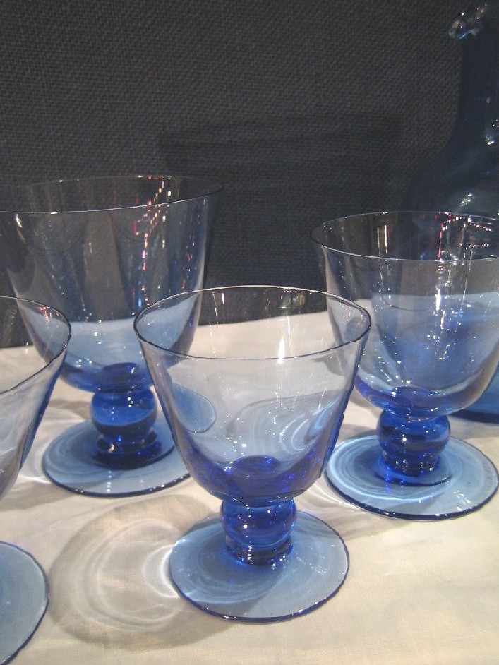 Service Cristal Cristal bleu DAUM Cristal